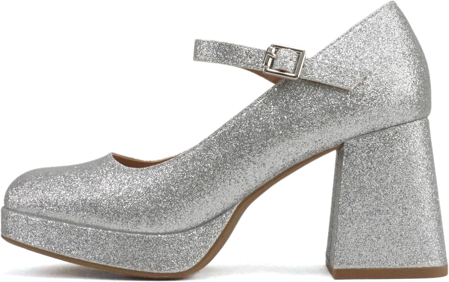 Soda Block Heel Pumps