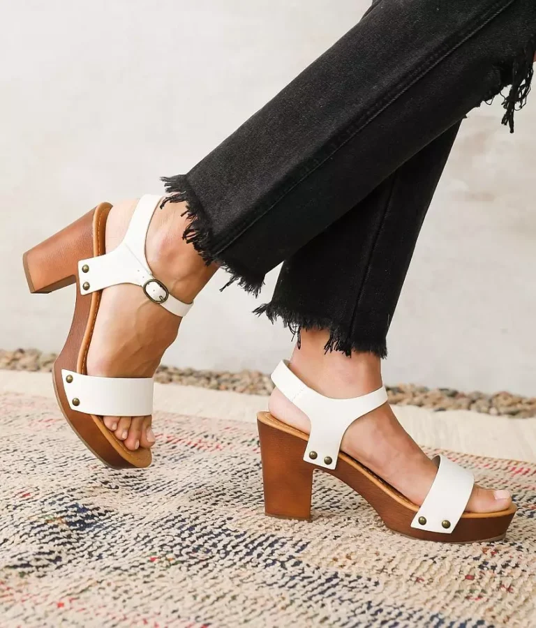 soda chunky heels
